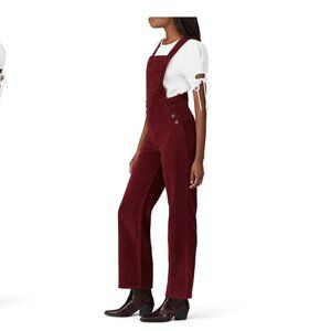 Reformation Baldwin Overalls in Merlot Size 0